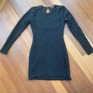 MOTEL BLACK LACE DRESS